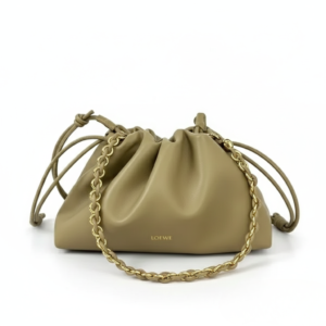 LOEWE Green Flamenco Purse Bag