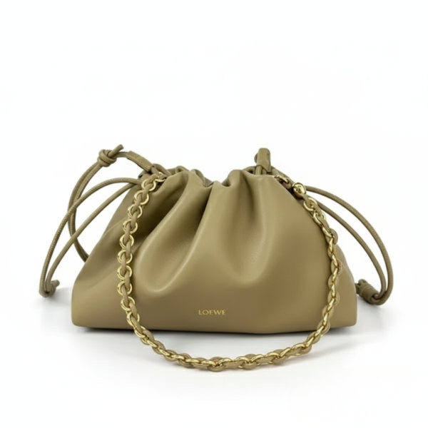 LOEWE Green Flamenco Purse Bag LOEWE Green Flamenco Purse Bag