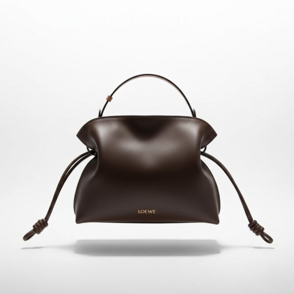 L OE WE Flamenco Leather Drawstring Tote 11 L OE WE Flamenco Leather Drawstring Tote