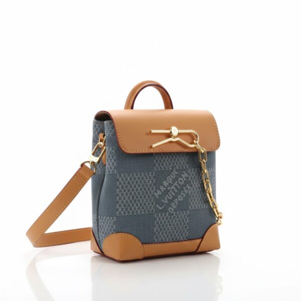 L.O.U.S.E. VUITTON Damier Pop Shoulder Bag L.O.U.S.E. VUITTON Damier Pop Shoulder Bag