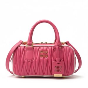 MIU MIU Accardi Women’s Red Leather Zip Bag
