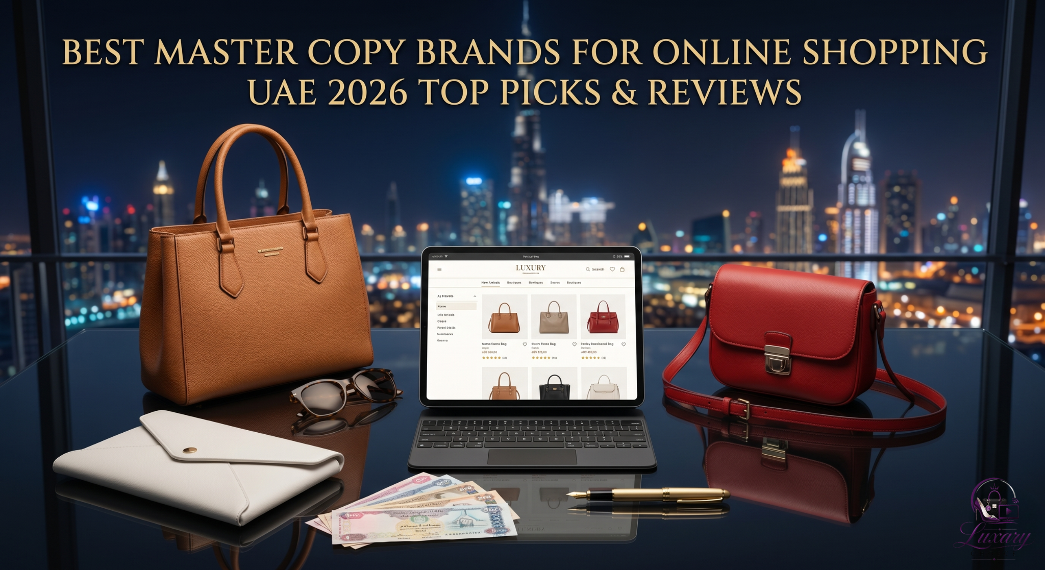 top master copy brand websites in UAE – 2026 list with star ratings and safe payment icons