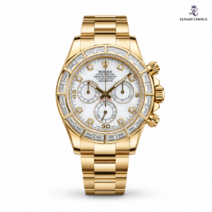 Rolex Cosmograph Daytona luxury racing chronograph watch with three counters