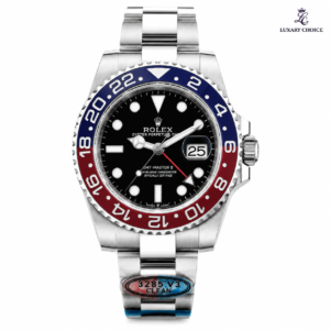 Rolex GMT-Master II Pepsi Oyster Bracelet with red and blue bezel