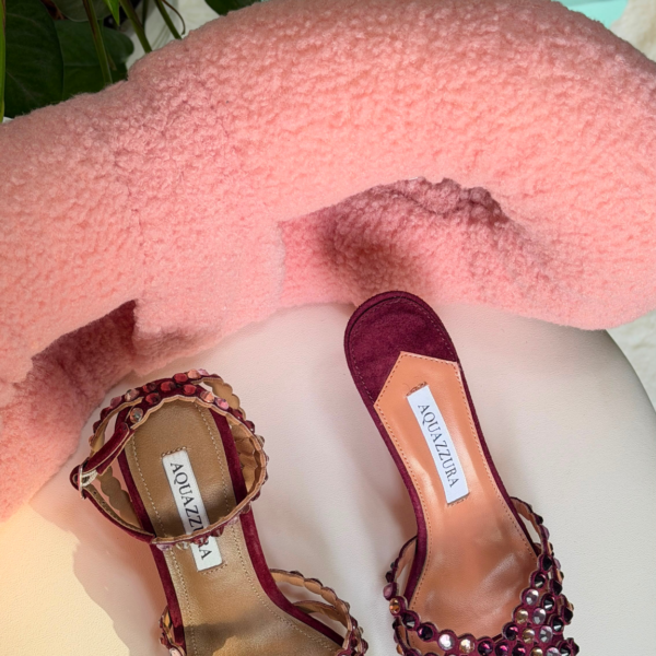 Aquazzura Tequila Suede Mules super master quality women’s luxury footwear