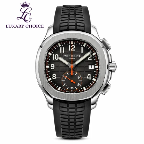 Patek Philippe Aquanaut Black Chronograph Watch Patek Philippe Aquanaut Chronograph Watch
