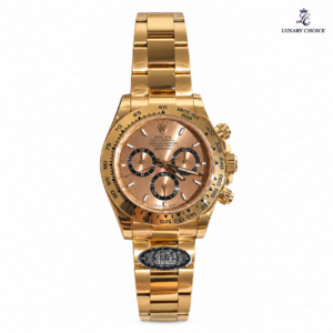 Rolex Cosmograph Daytona Everose Gold Sundust Dial Oyster 126505 style watch