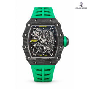 Richard Mille RM 35-02 Rafael Nadal Green Strap carbon skeleton watch