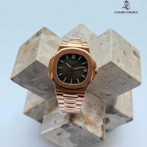 Patek Philippe Nautilus 5711 Rose Gold Brown Dial 5711 1R 001 luxury watch