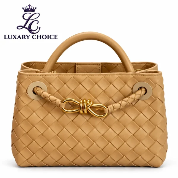 Bottega Veneta Mini Andiamo Tan Intrecciato Leather Bag Bottega Veneta Mini Andiamo Tan Intrecciato Leather Bag