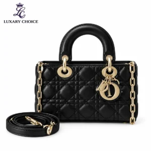 Dior Medium Lady D-Joy Black Cannage Bag