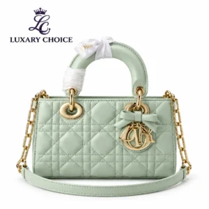 Dior Medium Lady D-Joy Pastel Peyote Green Bag
