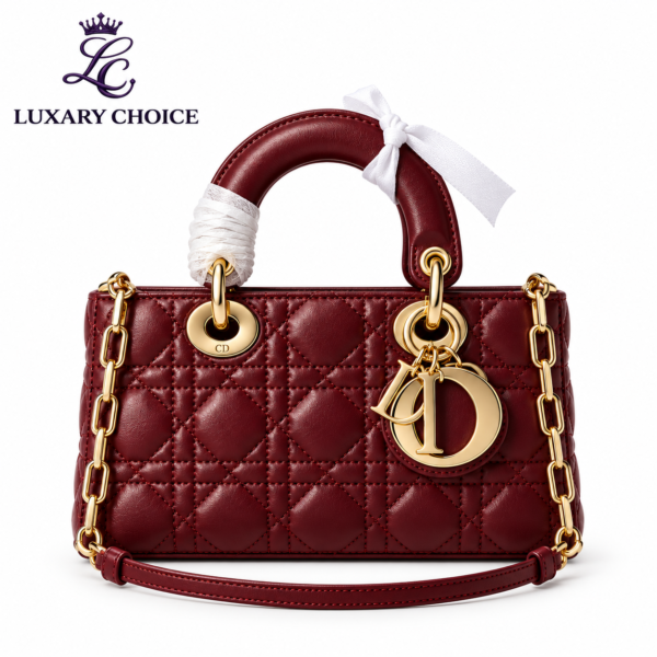 Mini Lady Dior Burgundy Red Bag Mini Lady Dior Burgundy Red Bag
